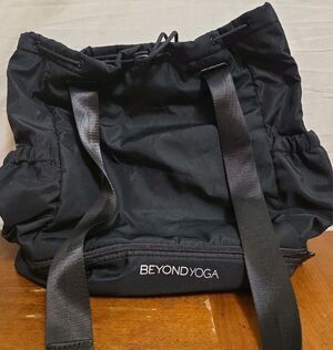 Beyond Yoga Convertible Gym Bag Backpack Black Matte